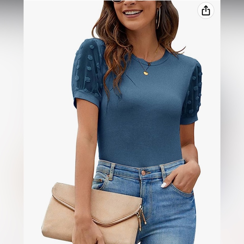 Fun blue top